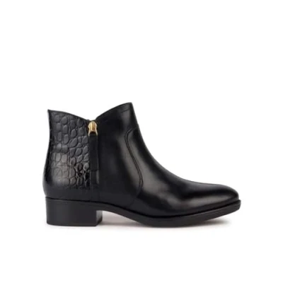 Abbildung von Geox Felicity Ankle Boot, Damen, Größe: 42, Blackpl Schuhe