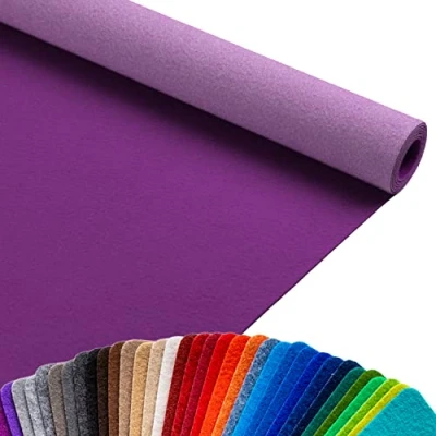 Abbildung von Primaflor Event &amp; Messeteppich Podium Magenta 100x200 cm Robuster Flachfilzteppich mit Rutschfester, schalldämmender Oberfläche ideal für den Messen, Ausstellungen Events