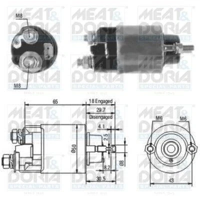 Abbildung von MEAT &amp; DORIA 231799 Lenkstockschalter FIAT: 500X