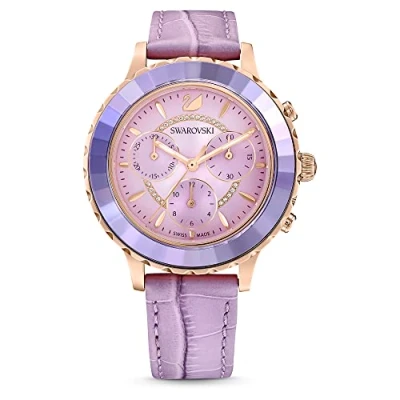 Abbildung von Swarovski Chronograph, Damen, Größe: One Size, Purple