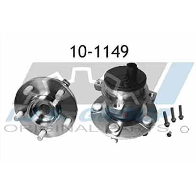 Abbildung von IJS GROUP 10 1149 Radlagersatz Hinterachse mit integriertem ABS Sensor 136mm FORD: Focus 2 Schrägheck, Kombi, C Max