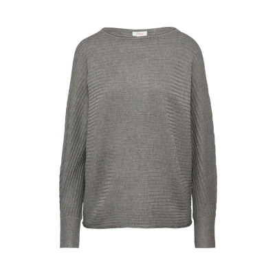 Abbildung von s.Oliver Strickpullover, Damen, Größe: 36, Graphit