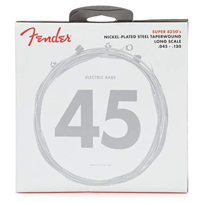 Abbildung von Fender 8250 Basssaiten, vernickelter Stahl, konisch gewickelt, lange Skala, Stärke 5M .045 .130, (5)