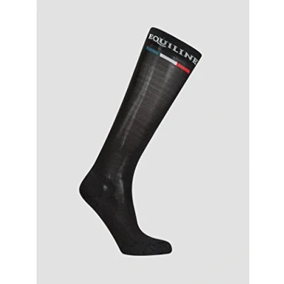 Abbildung von Equiline Socken Antibakteriell Silver Plus Light Unisex Schwarz 35/38