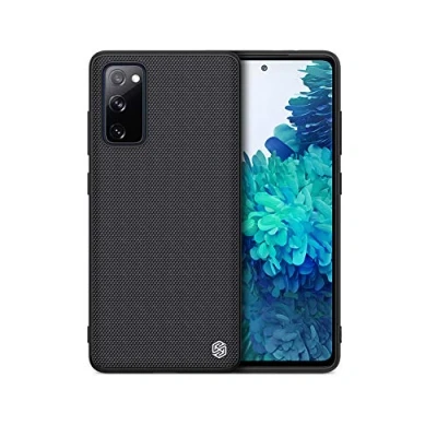 Abbildung von Nillkin Handyhülle kompatibel mit Samsung Galaxy S20 FE Silikon Cover Schwarz
