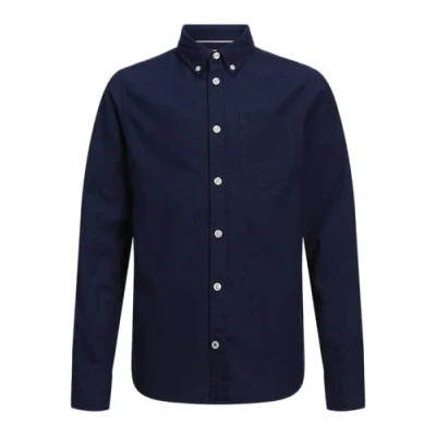 Abbildung von Jack &amp; Jones Junior Jjeoxford JR Hemd für Kinder, Größe: 116, Navy blazer