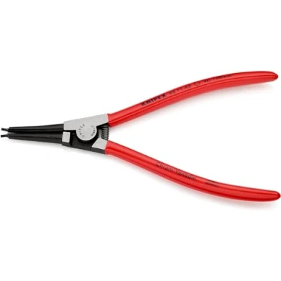 Abbildung von KNIPEX Sicherungsringzange für Außenringe auf Wellen mit Kunststoff überzogen schwarz atramentiert 210 mm 46 11 A3 SB