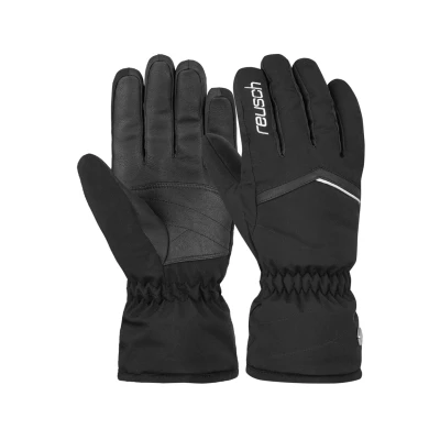 Abbildung von Reusch Fingerhandschuh, Damen, Größe: 6, Black white