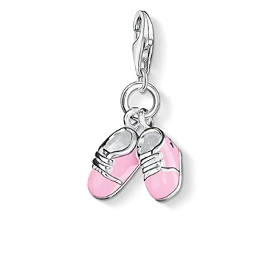 Abbildung von THOMAS SABO Charm Einhänger Anhänger rosa Babyschuhe