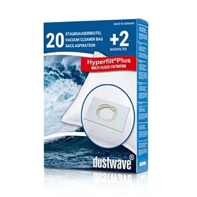 Abbildung von Megapack 20 Staubsaugerbeutel passend für Miele Parkett&amp;Co.4000 Bodenstaubsauger / dustwave® Markenstaubbeutel Made in Germany + inkl. Microfilter