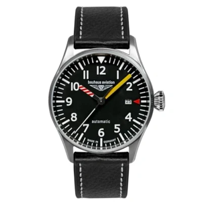 Abbildung von Bauhaus 2762 5 Herrenuhr Aviation Automatik Schwarz