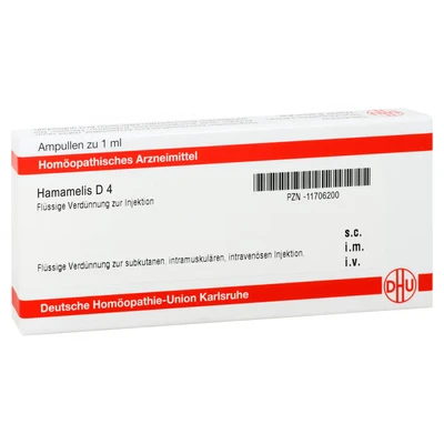 Abbildung von Hamamelis D 4 Ampullen 8X1 ml