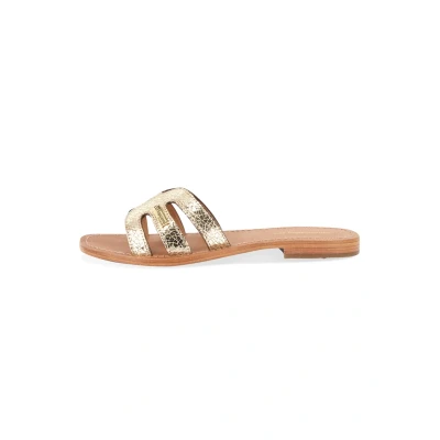 Abbildung von Les Tropeziennes par M Belarbi Hadamia Pantolette flach, Damen, Größe: 38, Gold Schuhe