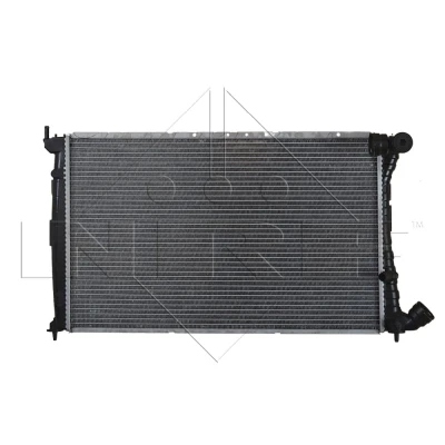 Abbildung von NRF EASY FIT 519602 Kühler, Motorkühlung Aluminium 610 396 34 mit Dichtring Kühlrippen gelötet CITROËN: Xantia Schrägheck