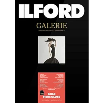 Abbildung von ILFORD GALERIE Gold Fibre Gloss, 310GSM, GPGFG, A3, 25 Blatt, Inkjetpapier, Tintenstrahldruckerpapier, Fotopapier