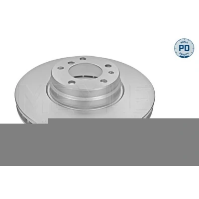 Abbildung von MEYLE 315 521 0025/PD Bremsscheibe Vorderachse 334 32 5 120 Belüftet Zink Lamellen beschichtet mit Schrauben BMW: 7