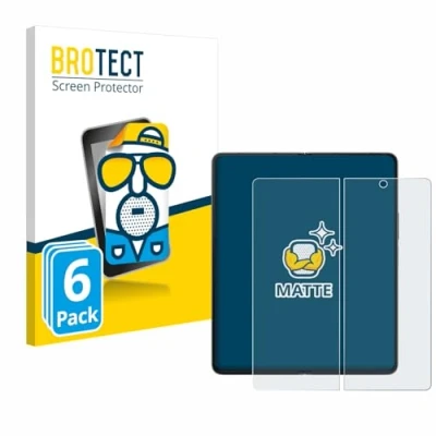 Abbildung von BROTECT Entspiegelungs Schutzfolie für Samsung Galaxy Z Fold 4 (Inneres Display) (6 Stück) Matte Displayschutz Folie, Anti Reflex, Fingerprint