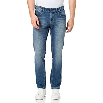 Abbildung von camel active Herren Madison Jeans in Slim Fit Cotton Mix Stretch 30 Blau menswear 52/30