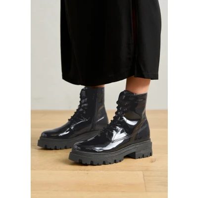 Abbildung von Tamaris Schnürstiefelette, Damen, Größe: 38, Black Schuhe