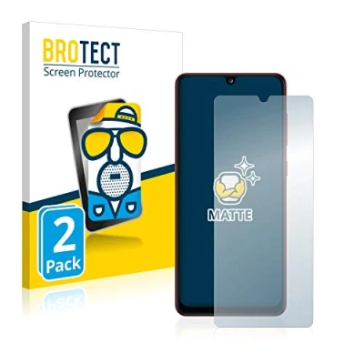 Abbildung von BROTECT Entspiegelungs Schutzfolie für Samsung Galaxy A31 (2 Stück) Matte Displayschutz Folie, Anti Reflex, Fingerprint