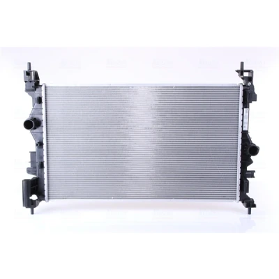 Abbildung von NISSENS 630783 Kühler, Motorkühlung Aluminium 620 369 16 Kühlrippen gelötet OPEL: Adam, Corsa E Schrägheck