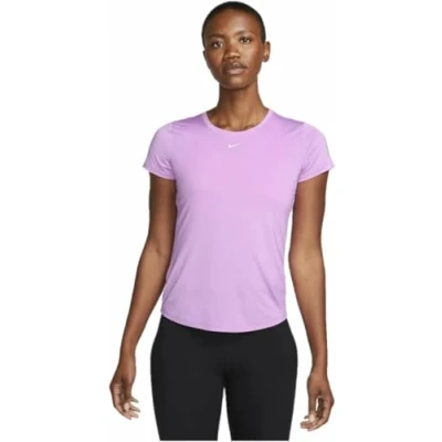 Abbildung von Nike Performance ONE SLIM Sport Tshirt, Damen, Größe: Large, Rush fuchsia/(white)