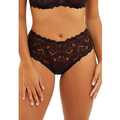 Abbildung von Sans Complexe Damen Arum Glitter Slip, Schwarz &amp; Rot mit Pailletten, 46 48