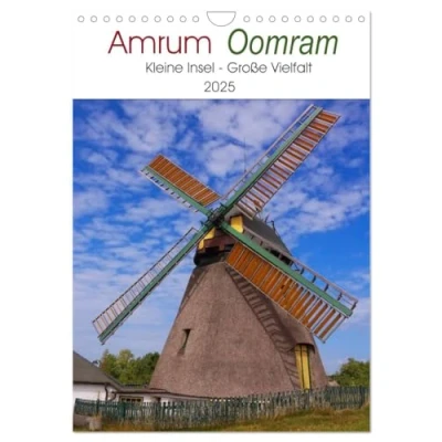 Abbildung von Amrum Oomram, Kleine Insel Große Vielfalt (Wandkalender 2025 DIN A4 hoch), CALVENDO Monatskalender
