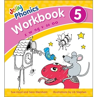 Abbildung von Jolly Phonics Workbook 5: in Precursive Letters (British English edition) (Jolly Workbooks, set of 17)