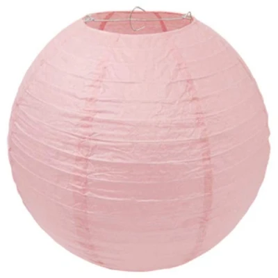 Abbildung von Creativery 1 Papier Lampion 30cm Laterne Hochzeit Party Wohnungsdeko Hängedeko Raumdeko Geburtstag Feier rosa
