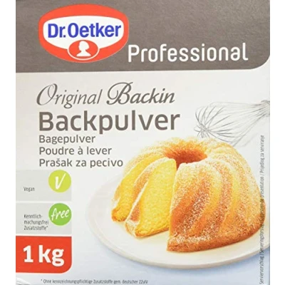 Abbildung von Dr. Oetker Professional Backpulver, 1 x 1kg Packung, Original Backin