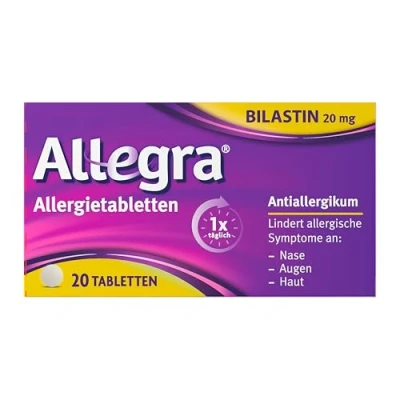 Abbildung von Allegra Allergietabletten 20 mg Tablette St