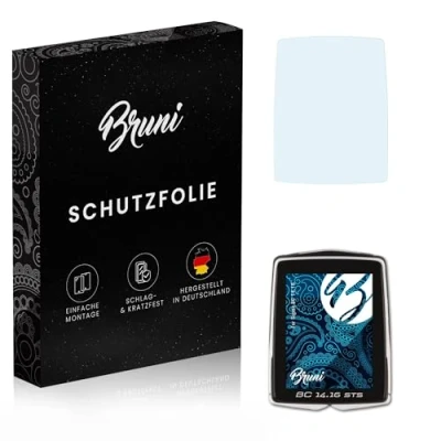 Abbildung von Bruni Schutzfolie kompatibel mit Sigma BC 14.16 Folie, glasklare Displayschutzfolie (2X)