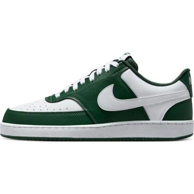 Abbildung von Nike Sportswear Sneaker Court Vision low, Herren, Größe: 42.5, Grün weiss Leder/synthetik