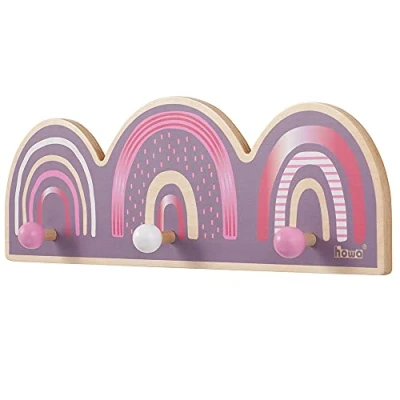 Abbildung von howa Garderobe rainbow, Wandgarderobe für Kinder aus Holz