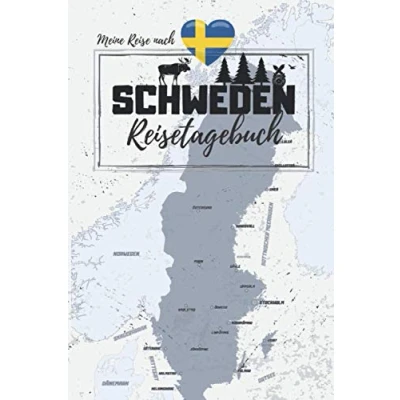 Abbildung von Meine Reise nach SCHWEDEN REISETAGEBUCH: Tagebuch zum Selberschreiben, Ausfüllen &amp; Eintragen ca. A5 (15,24 x 22,86 cm)