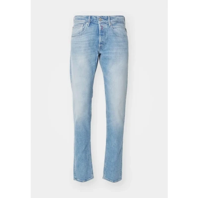 Abbildung von Replay Willbi Pants Jeans Tapered Fit, Herren, Größe: 31x32, Light blue