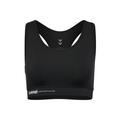 Abbildung von Hummel Pulse Sportbh mit mittlerer Stützkraft, Damen, Größe: XL, Black