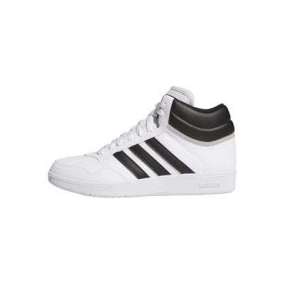 Abbildung von adidas Unisex Hoops 4.0 MID Shoes Schuhe, Cloud White/Core Black/Grey Two, 45 1/3 EU