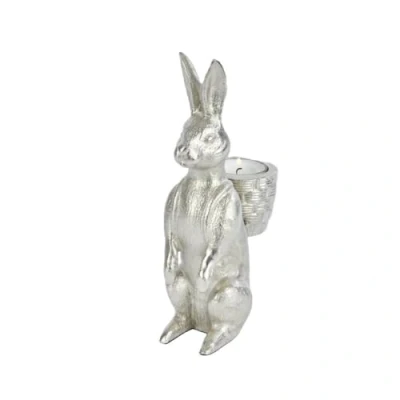 Abbildung von Lambert [BR] Alfons Hase Aluminium Nickel stehend mit Korb H 20