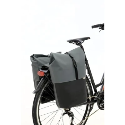 Abbildung von Doppelpacktasche New Looxs Nyborg 34 Liter 30 X 17 37cm (x2) Dunkelgrau/Schwarz