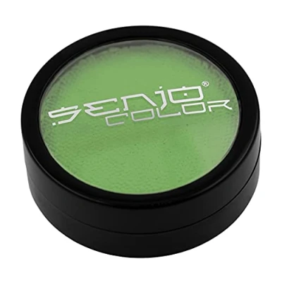 Abbildung von Bodypainting Farben 25ml Senjo Color Pro Face Painting Farbe, Kinderschminke mit Vitamin E und Kamille, für Profi, Halloween, Cosplay, Karneval, Kindergarten Made in Berlin Germany (Hellgrün)