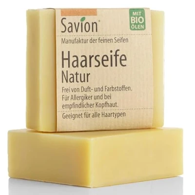 Abbildung von Haarseife Natur