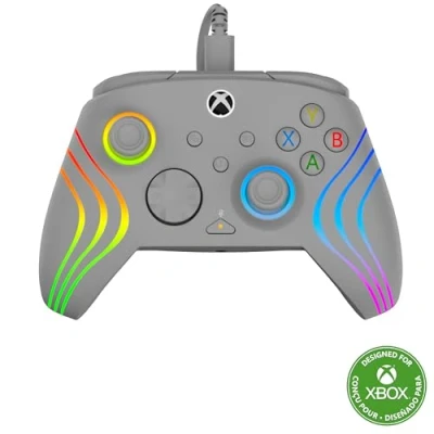 Abbildung von Turtle Beach Afterglow Wave Controller Grau Wired RGB Gaming Lizenziert für Xbox Series X oder S, One und Windows