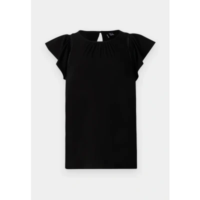 Abbildung von Vero Moda Vmbella Tshirt basic, Damen, Größe: XS, Black