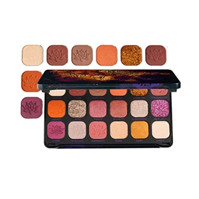 Abbildung von Makeup Revolution, Forever Flawless Lidschattenpalette, Spiritualität, 18 Farbtöne, 19.8g