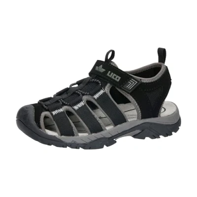 Abbildung von LICO Trekkingsandale für Kinder, Größe: 30, Schwarz grau Schuhe