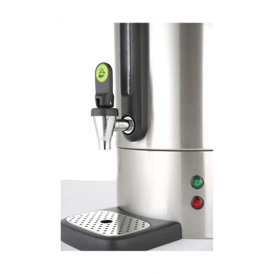 Abbildung von HENDI Kaffeebereiter 7 l 31 x 33 45 cm einwandig Edelstahl silber PP Polypropylen Griffe magnetische Auffangwanne, Perkolator kaufen
