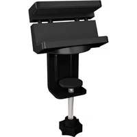 Abbildung von ICY BOX USB Hub und Steckdosenleistenhalterung, Kabelmanagment, Universell verwendbar mit schnelle Befestigung durch Tischklemme Kabelführung Rückseite von 40 60 mm, IB MSA106HH