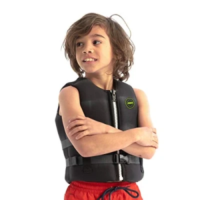 Abbildung von NEOPREN Black Kinder Schwimmweste 50N Jetski Boot Wasserski Funtube Schwimmen